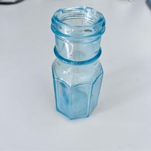 Antique light blue bottle